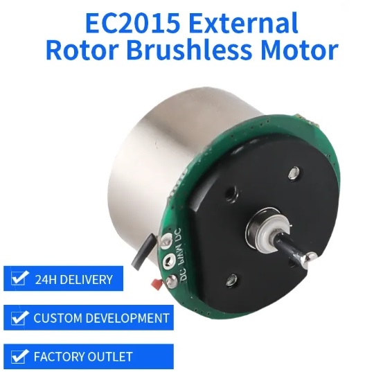 2015 24v Micro Dc Coreless Brushless Bldc Dc Motor for Tattoo Machine, Tattoo Pen 2 Wires Low Voltage Start